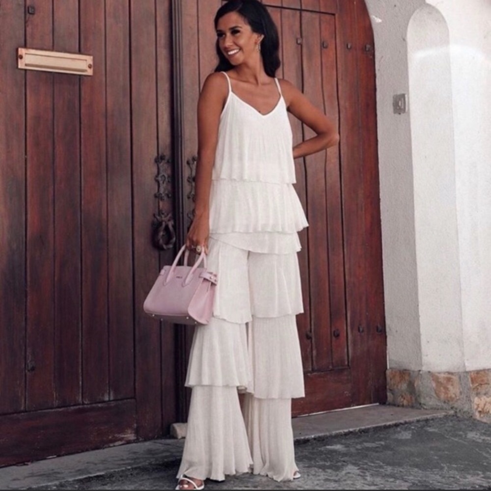 ZARA 2PIECE CO-ORD RUFFLED KNIT SET